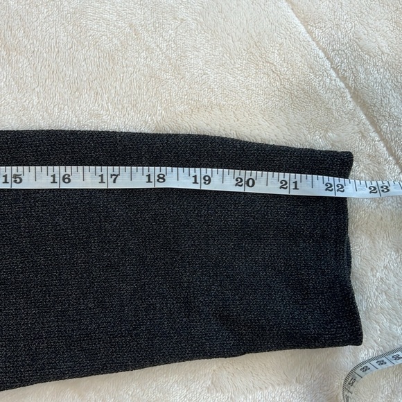 St. John Collection Knit Blazer Gray with Gold Accents Size 10 - Picture 9 of 11